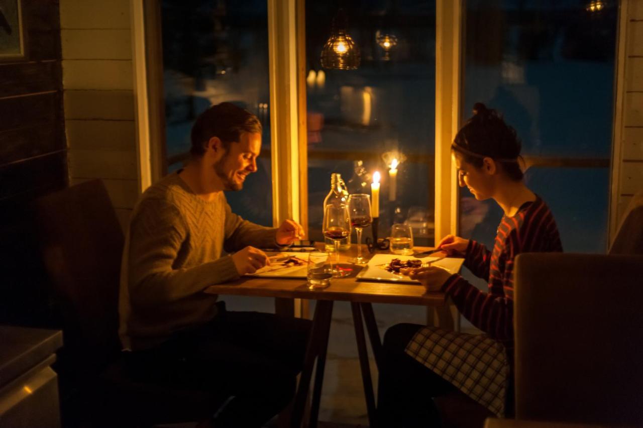 Arctic Gourmet Cabin Kiruna Eksteriør billede